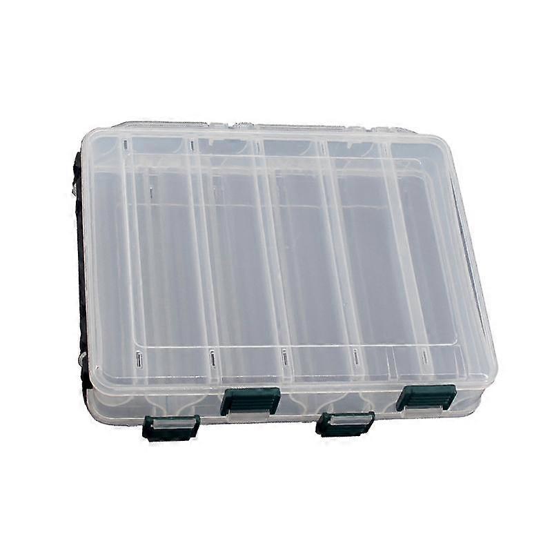 Large Capacity Double Layer Lure Storage Box Fish Hook String Hook Tool Box