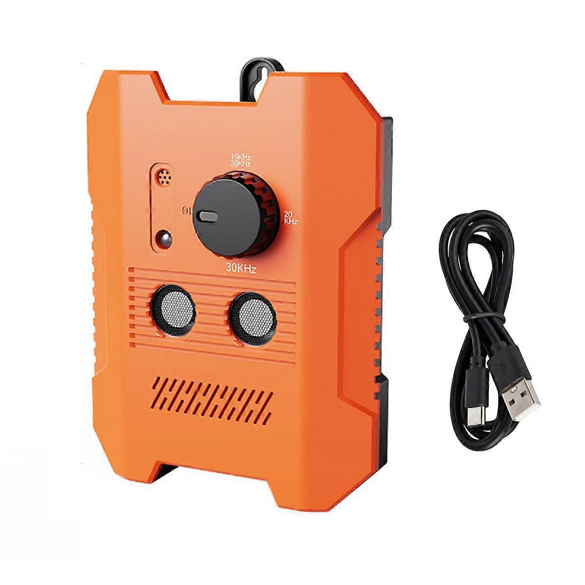 Ultrasonic Dog Bark Deterrent - D3 - Orange