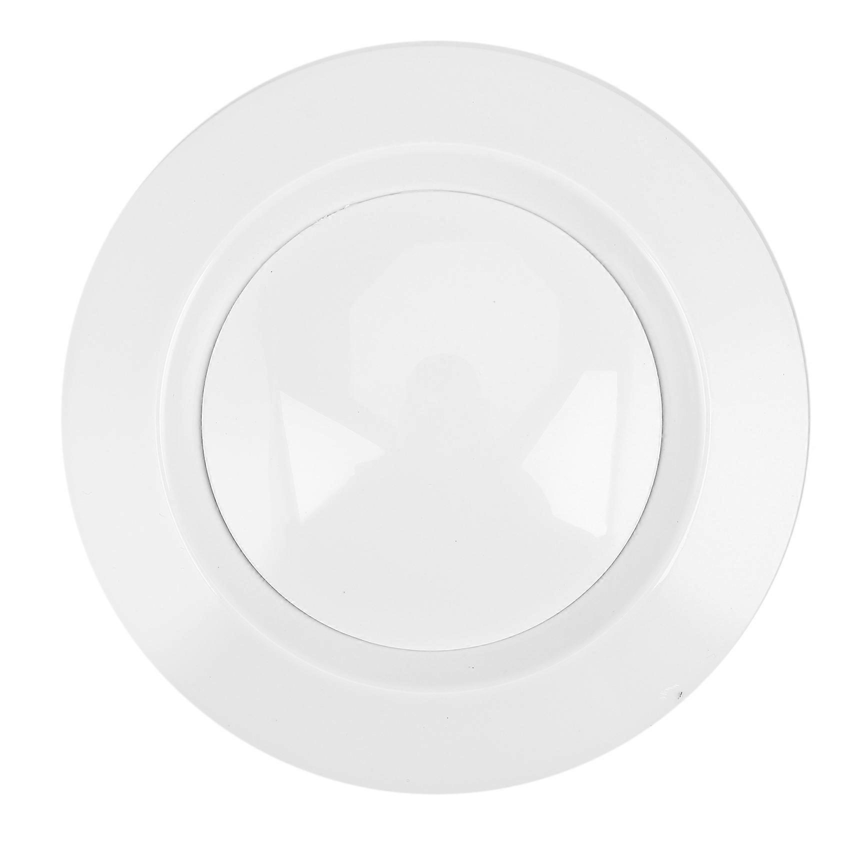 2 Pcs ABS Adjustable Air Vent Round Soffit Exhaust Vent White 4 Inch