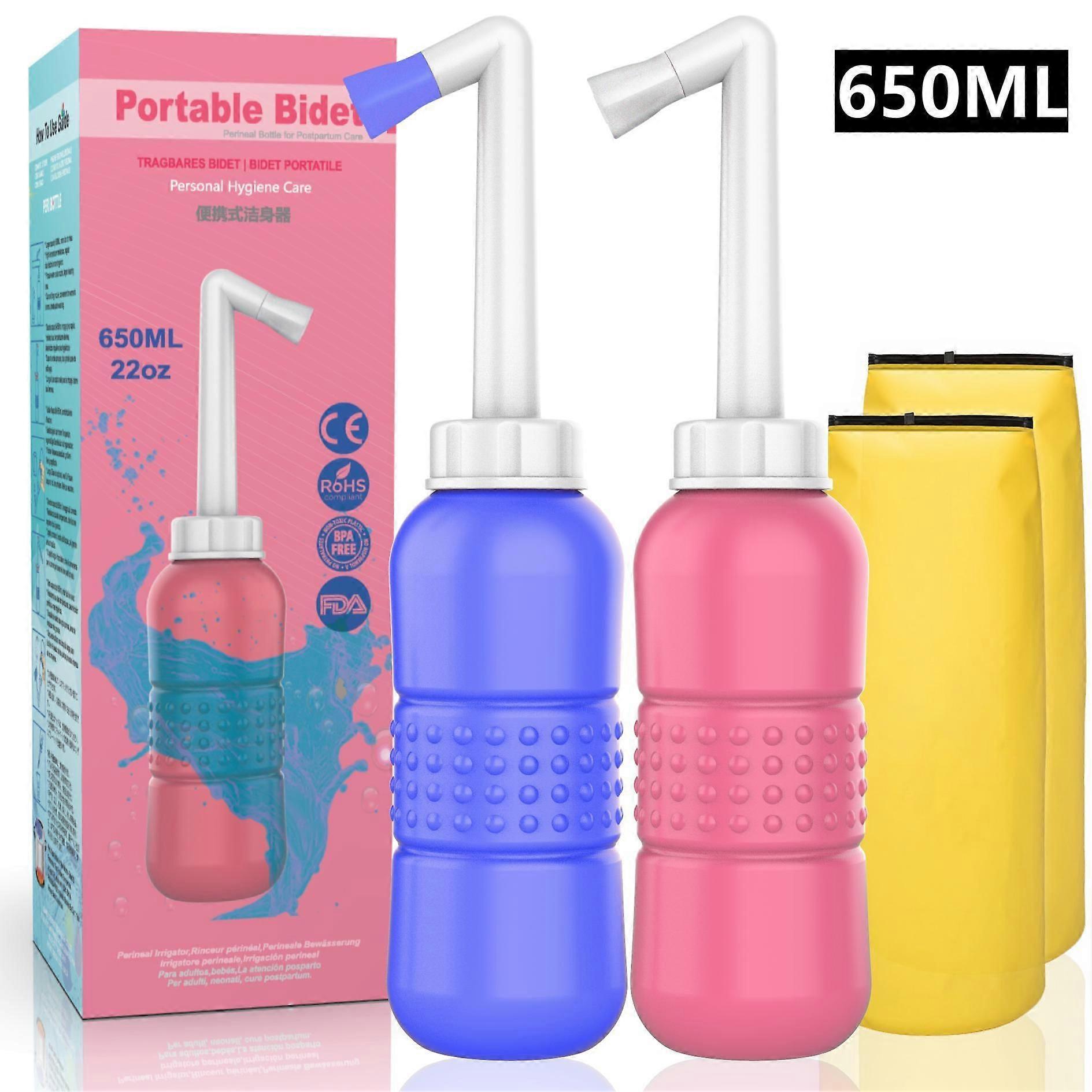 Portable Travel Bidet 650ml Bottle Personal Hygiene Care Manual Bidet
