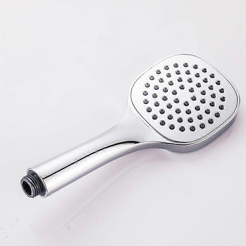 Pressure Booster Saving Square Shower Head Handheld Square Bathroom Bathing Hand Shower