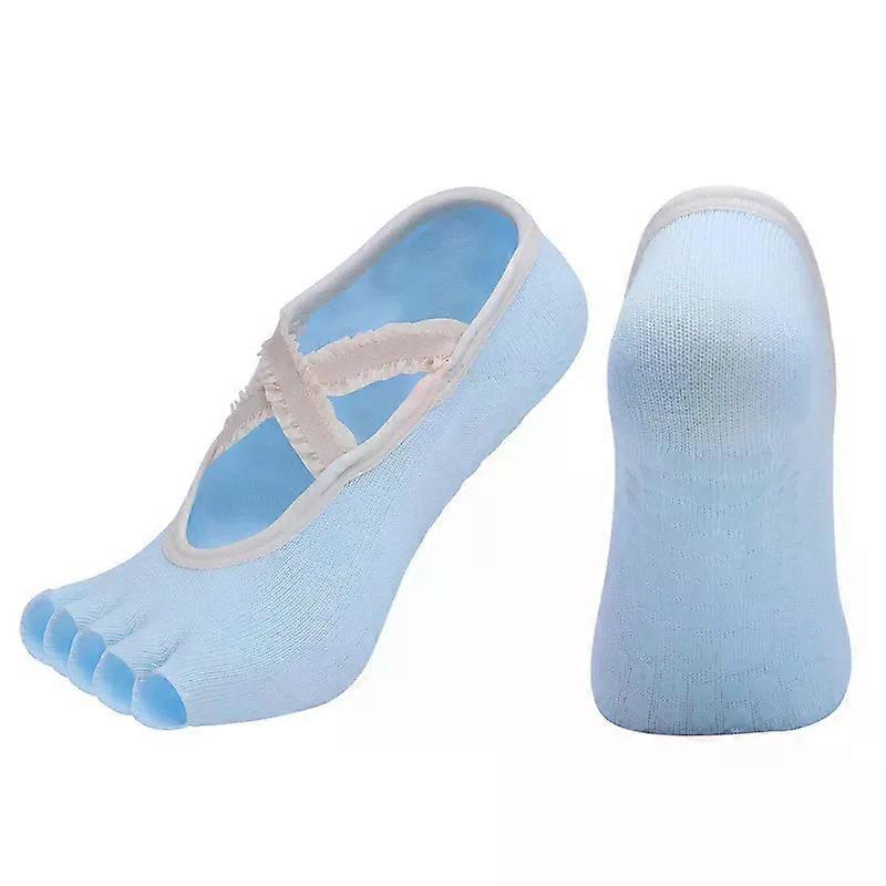 Yoga exercise socks 3 Pairs Professional Five Toe Yoga Socks
