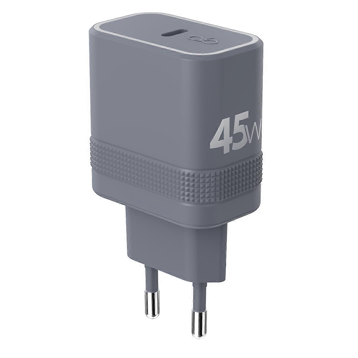 Charger USB C 45W PD Cube UltraGaN Universal Fast Intelligent Charge, Grey