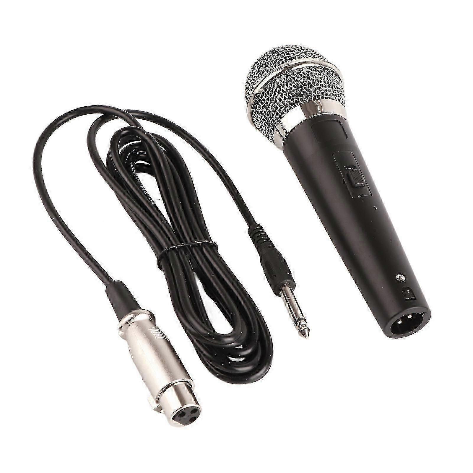 Professional Handheld Wired Dynamic Microphone Clear Voice for Karaoke Vocal Music Performance