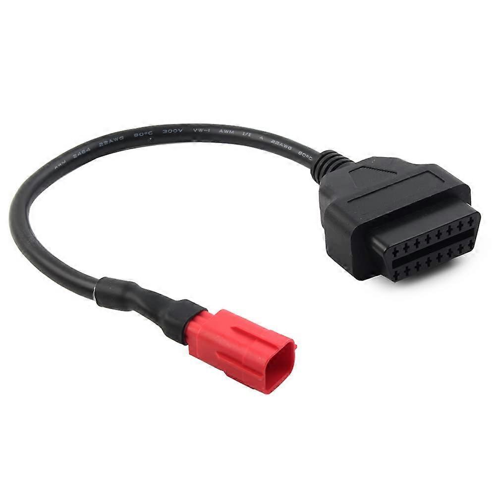 OBD2 6-Pin Motorcycle Diagnostic Scanner Tool Adapter for Honda Motorbike ATV Code Reader Cable