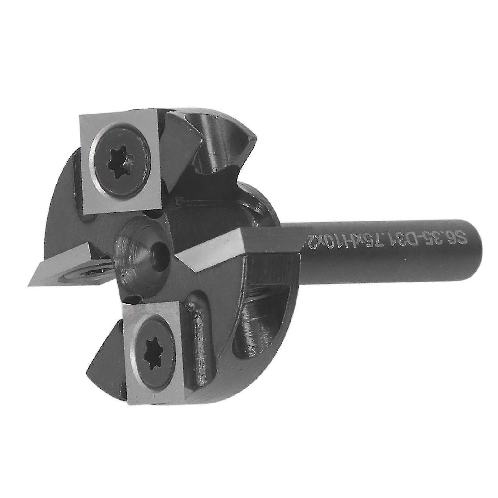 1/4in 1/4in Cutting Diameter Spoilboard Surfacing Router Bit Shank Insert Style Spoilboard Bit 2 and 2 Flute 1