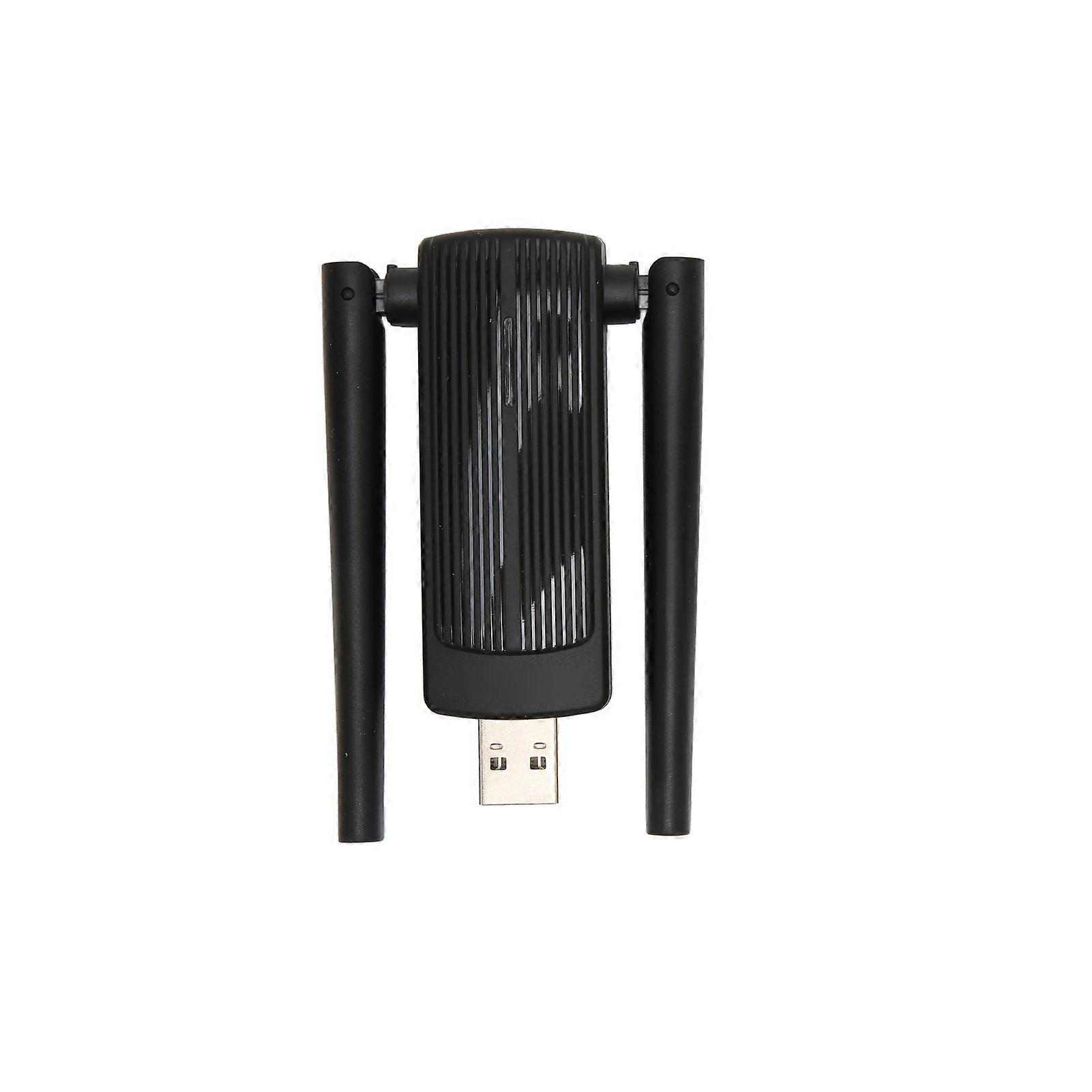 Wifi 6 Adapter 2.4G 573.5Mbps 5G 1201Mbps Dual Band WiFi 6 USB3.0 Wireless Network Card for Desktop Laptop