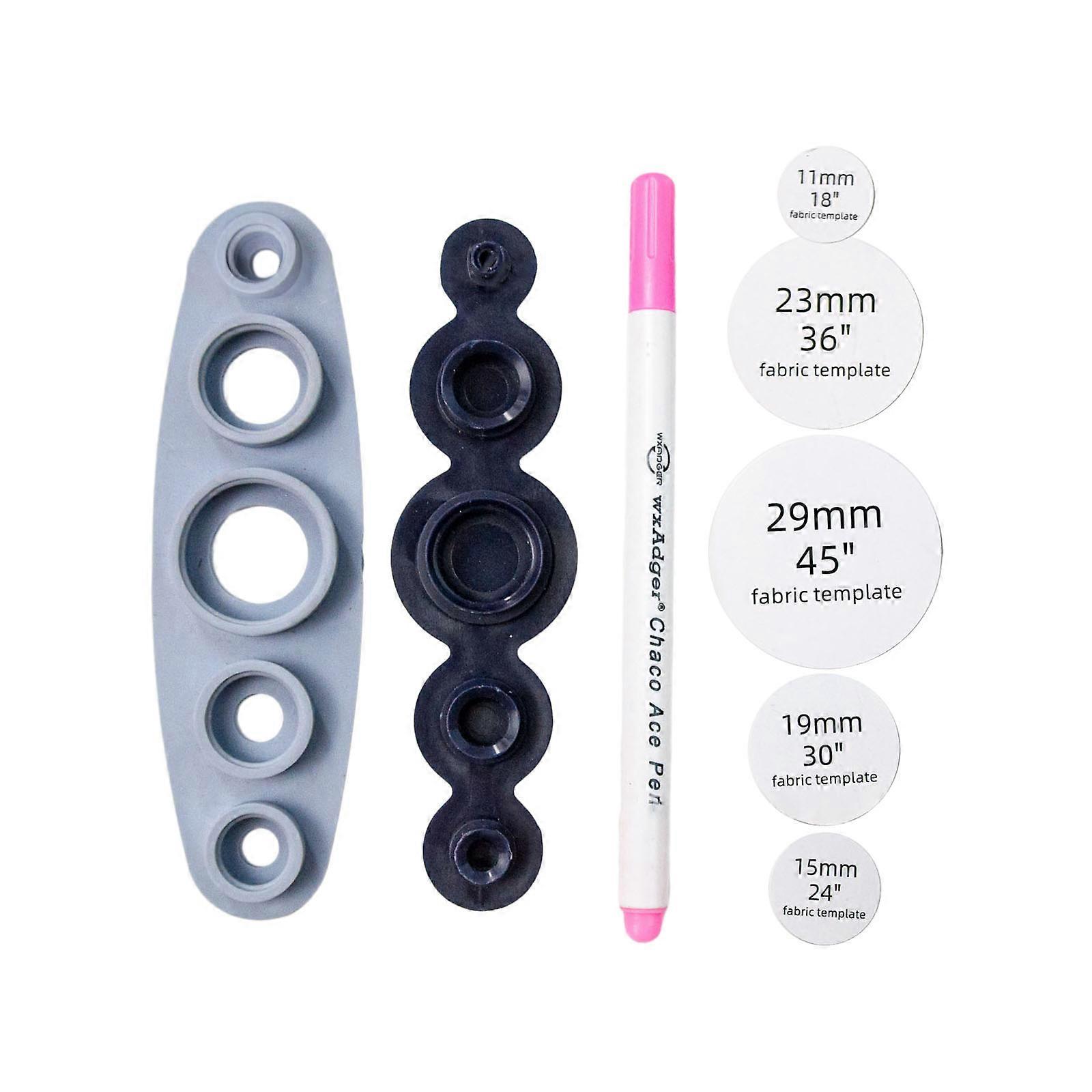 Universal Tool for Cover Button Make Own Covered Buttons (11-29mm Size) Sew Craft