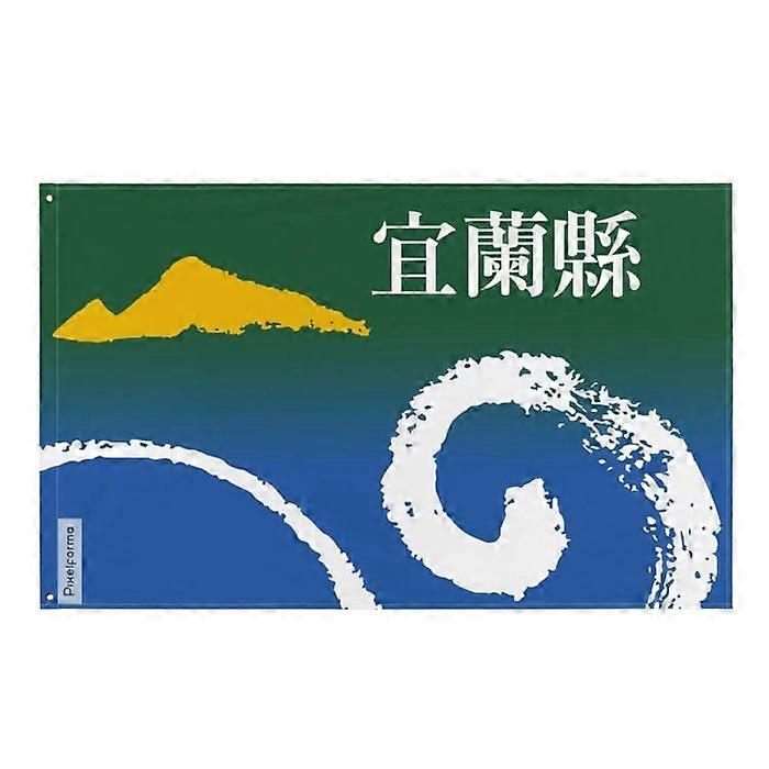 Flag Yilan County – 120 x 180 cm – Polyester – Metal eyelets – Durable