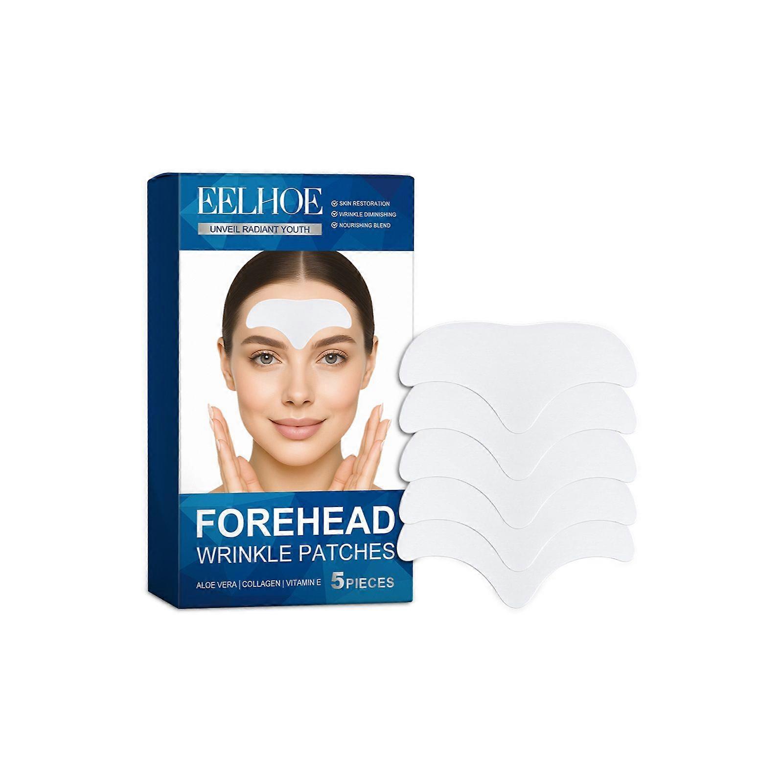 Forehead Wrinkle Patches, Overnight Silicone Wrinkle Patches, Collagen Anti Wrinkle Patch for Fine Lines & Frown Lines