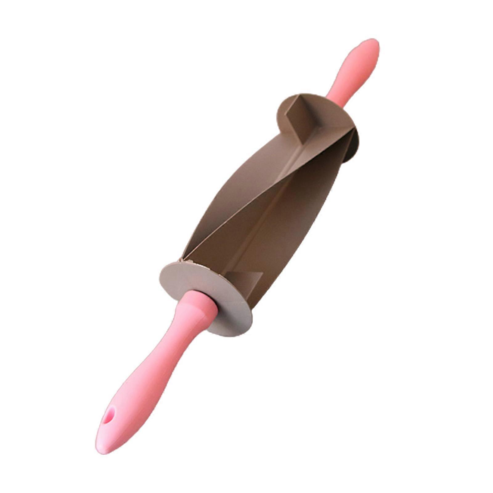 Croissant Maker Slices Cake Bread Rolling Dough Cutter with Plastic Handle Perfect Shape Pastry Dough Rolling Knife
