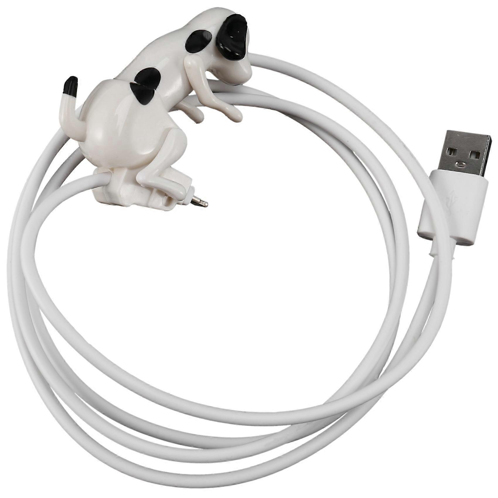 For Fast Charger Cable Humping Dog 1.2M Charging Cable White