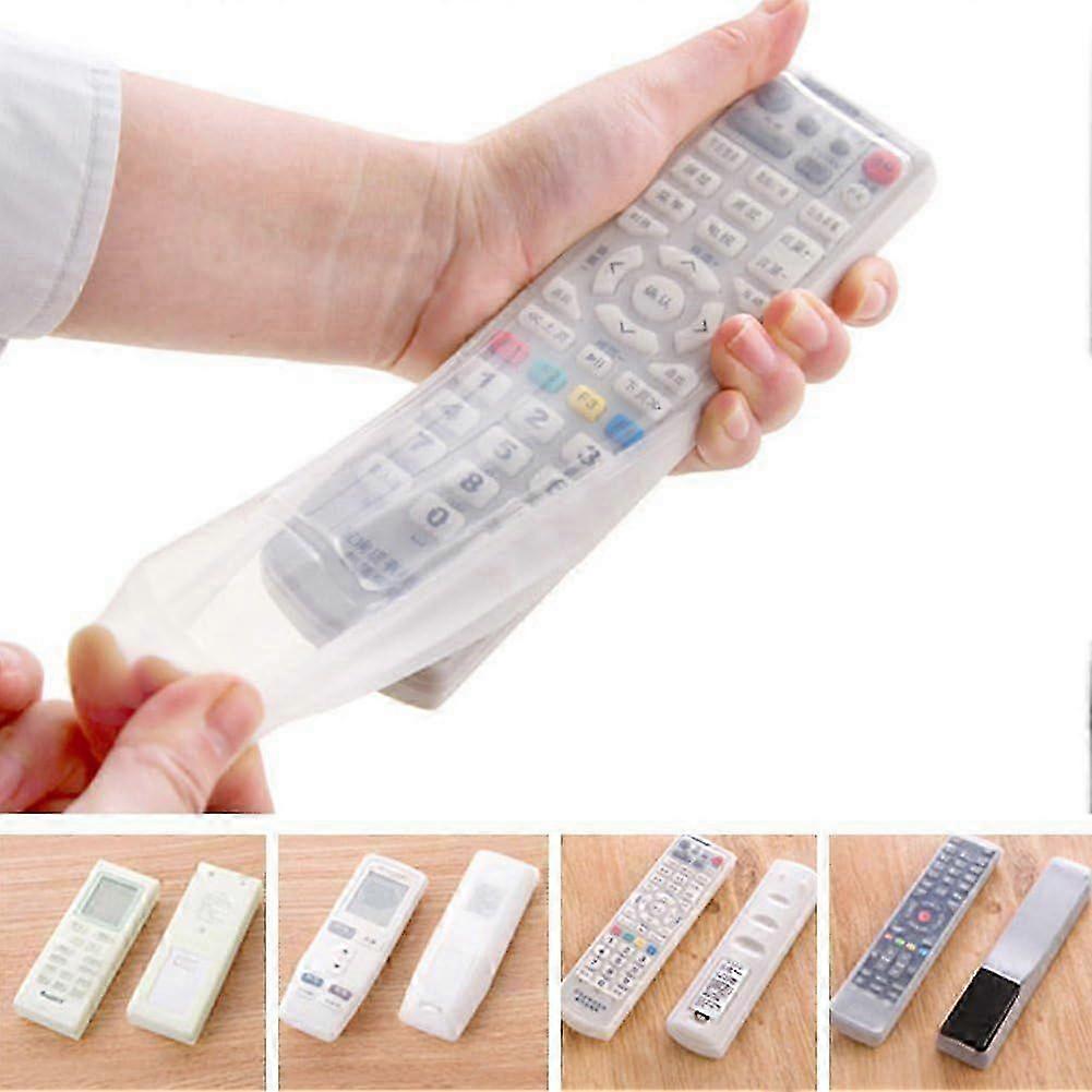 Transparent Silicone Dustproof Protective Case for Remote Control 16 x 5.5 x 2 cm