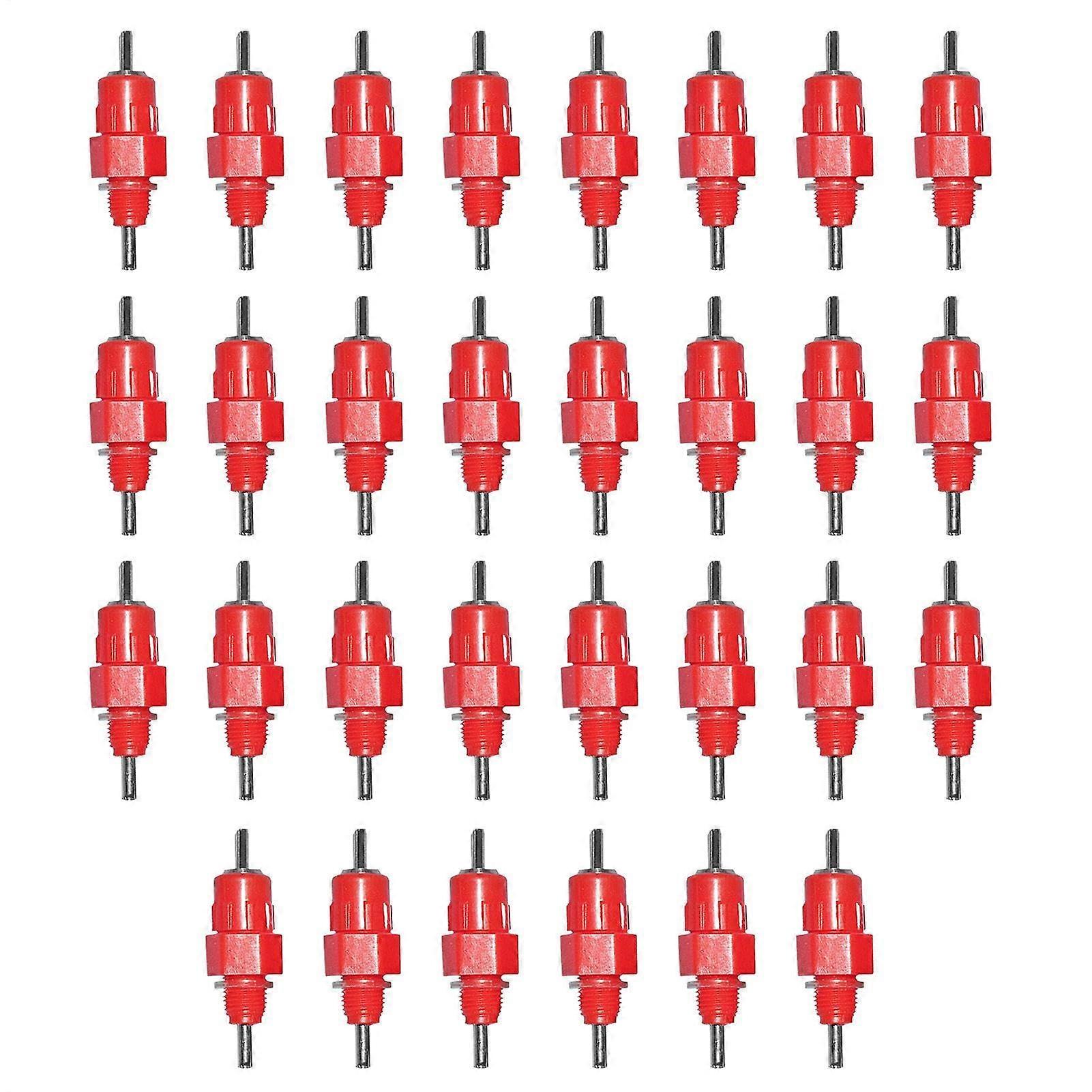 Automatische Hühnertränke Nippelzuführdüse 30x Edelstahl