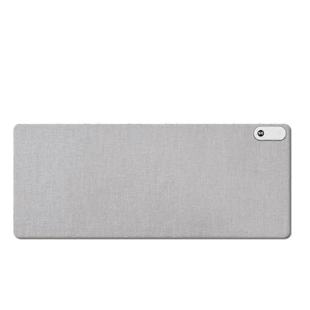 Heat Mat 80x33cm Waterproof Hand Warmer Pad Grey with EU Plug for Winter Desk Use Heating Temperature Control