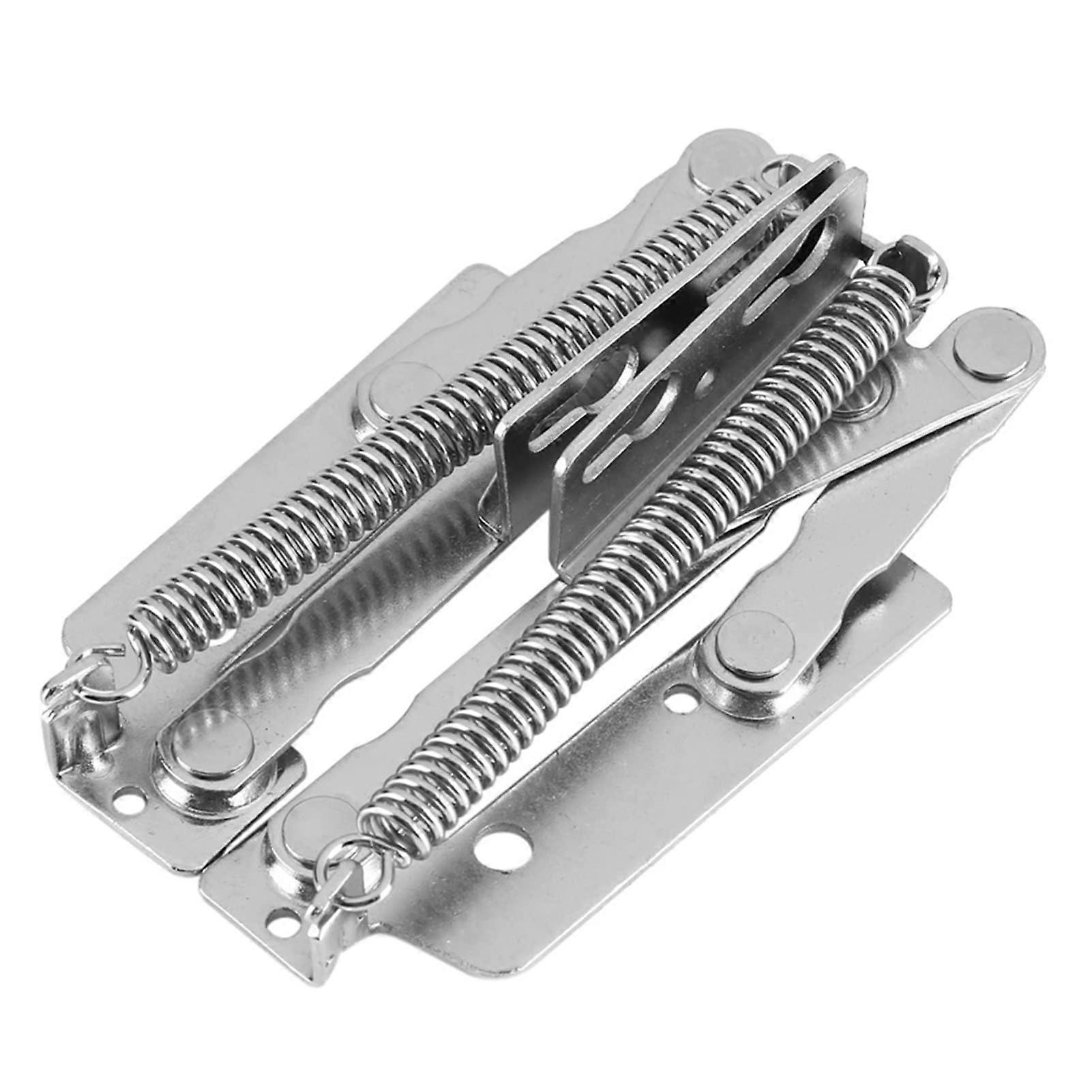 High-Performance Sofa Bed Hinge with Adjustable Spring Mechanism, 80-Degree Opening Angle for Cabinets and Furniture Hardware