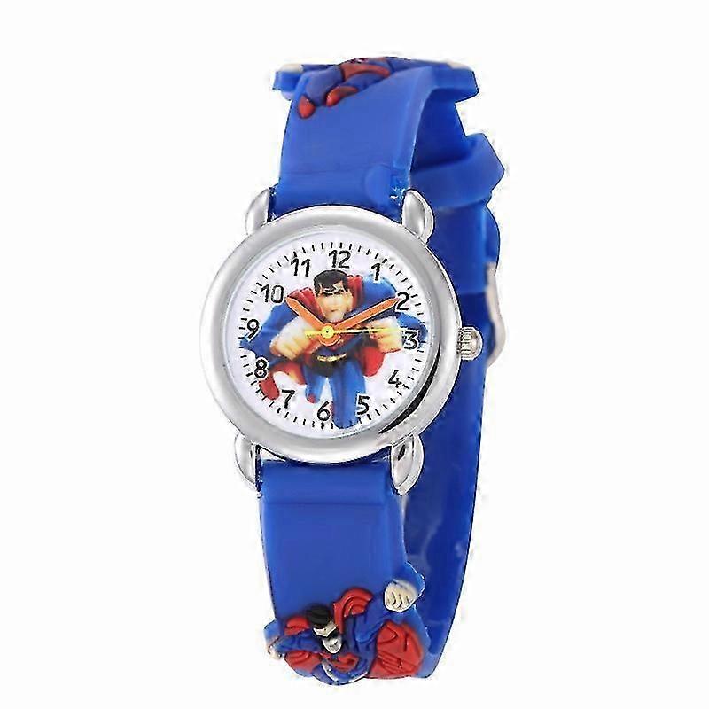 Analog Watch for Children - Blue, Strap, Navy, One Size, Strap