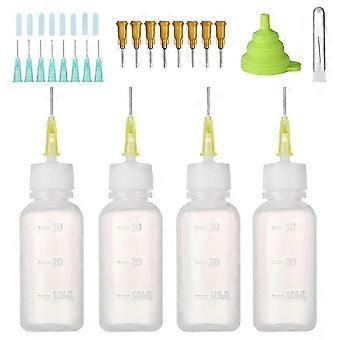 Frasco de aperto de ponta de agulha de 30ml, frasco aplicador