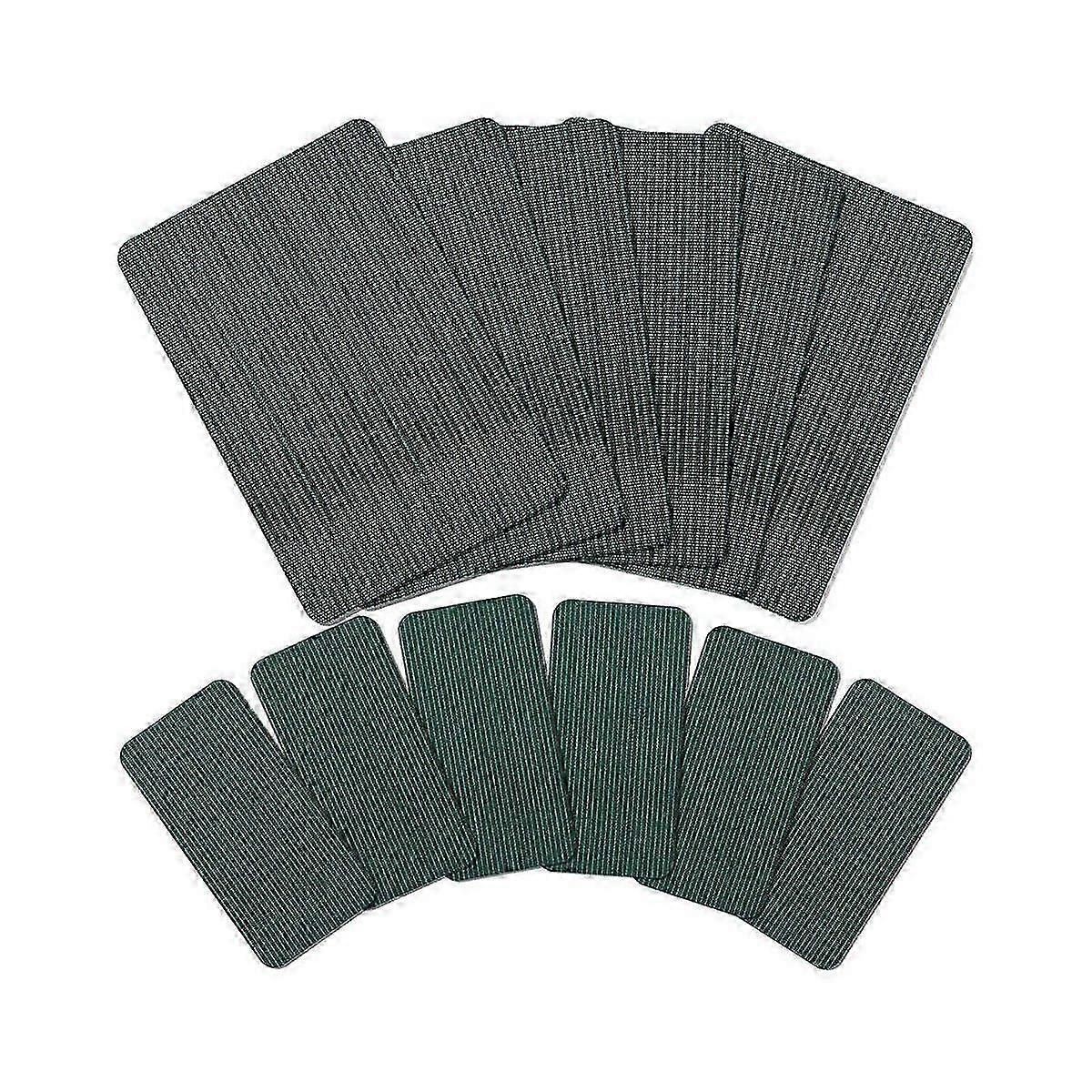 12 قطعة غطاء أمان حمام السباحة ، 12X8In / 4X8in غطاء حمام السباحة بقع طقم إصلاح غطاء حمام السباحة ذاتية اللصق f