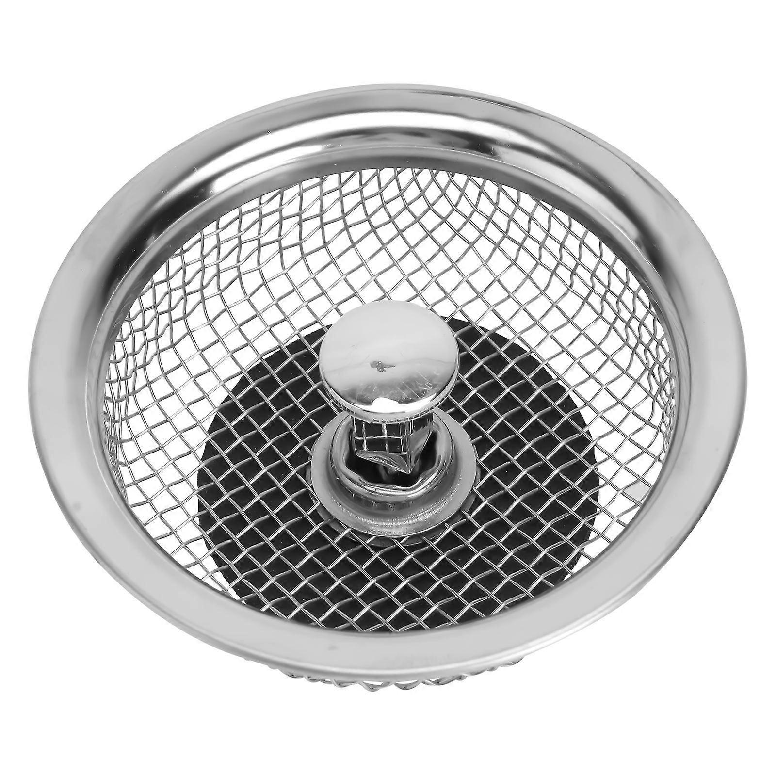 Stainless Steel Floor Drain Cover & Clogging Filter for Kitchen Bathroom – Durable, Easy Install, Hair and Debris Protection