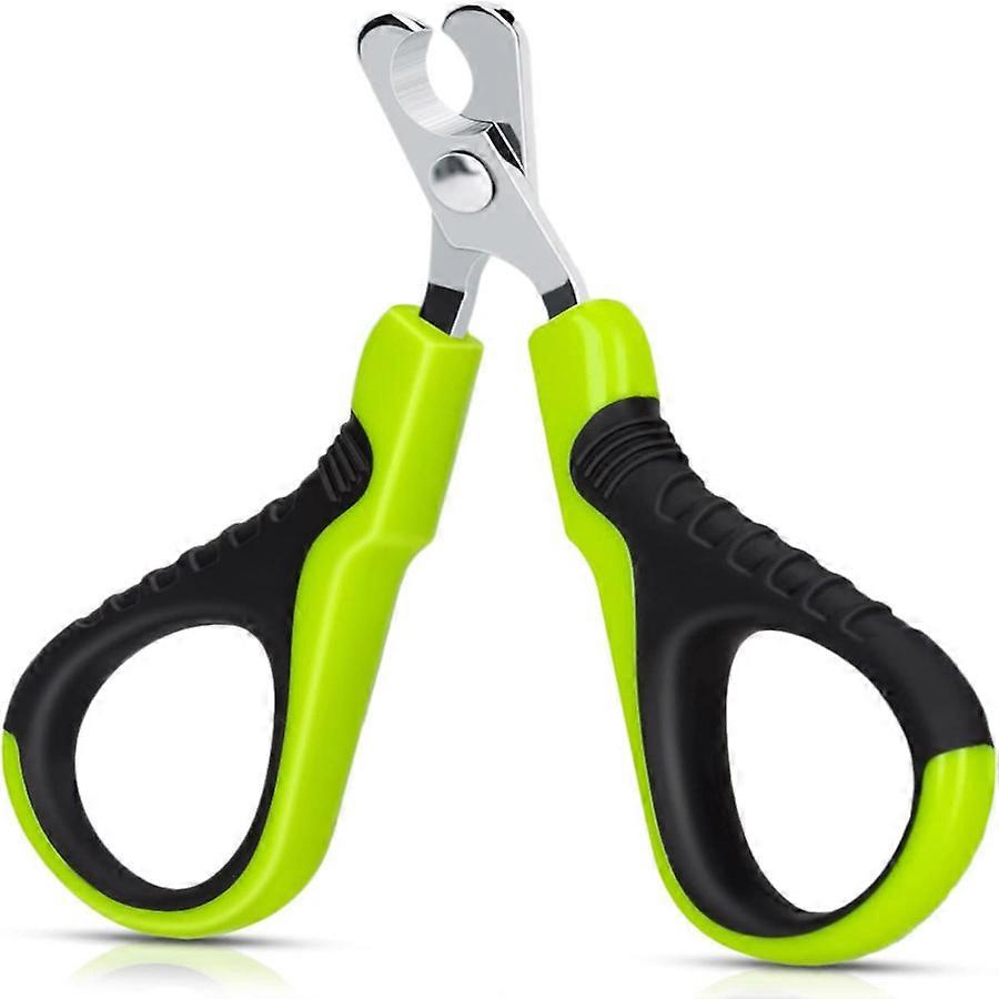 25 degree cat claw scissors, suitable for small dogs, rabbits, guinea pigs, green