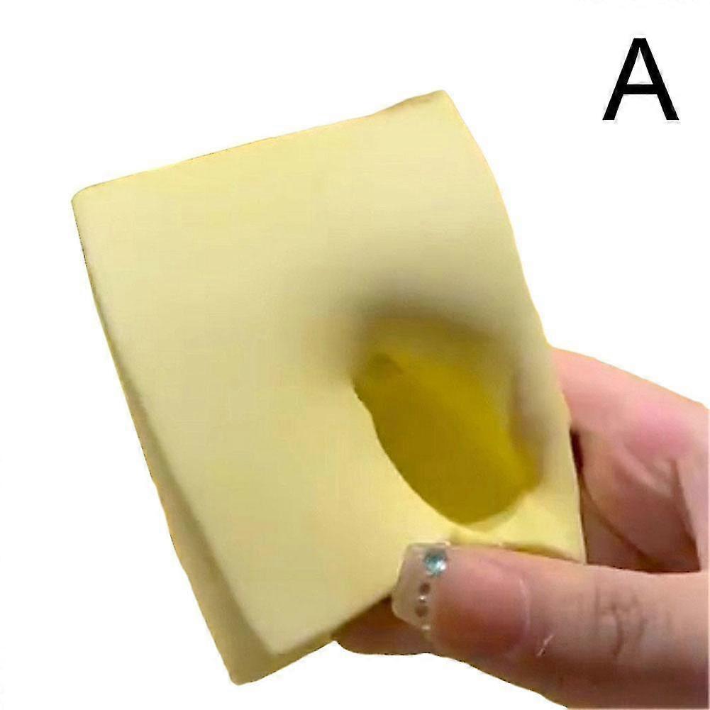 Squeeze Toy Pinching Milk Bricks to Simulate Chocolate Slowly Rebounding 2025
