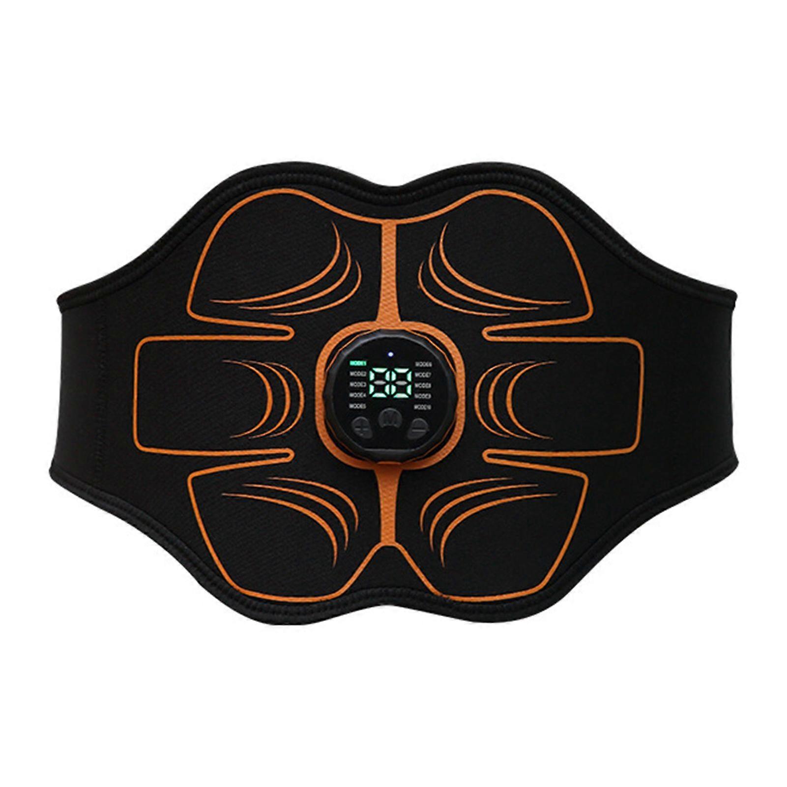 Abs Toning Belt - Wireless Muscle Stimulator, 10 Modes, 30 Intensity Levels for Home, Office, Travel & Postpartum Recovery