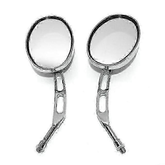 Universal Adjustable Motorcycle Rear View Mirror Set Compatible with 250cc Cruiser Models