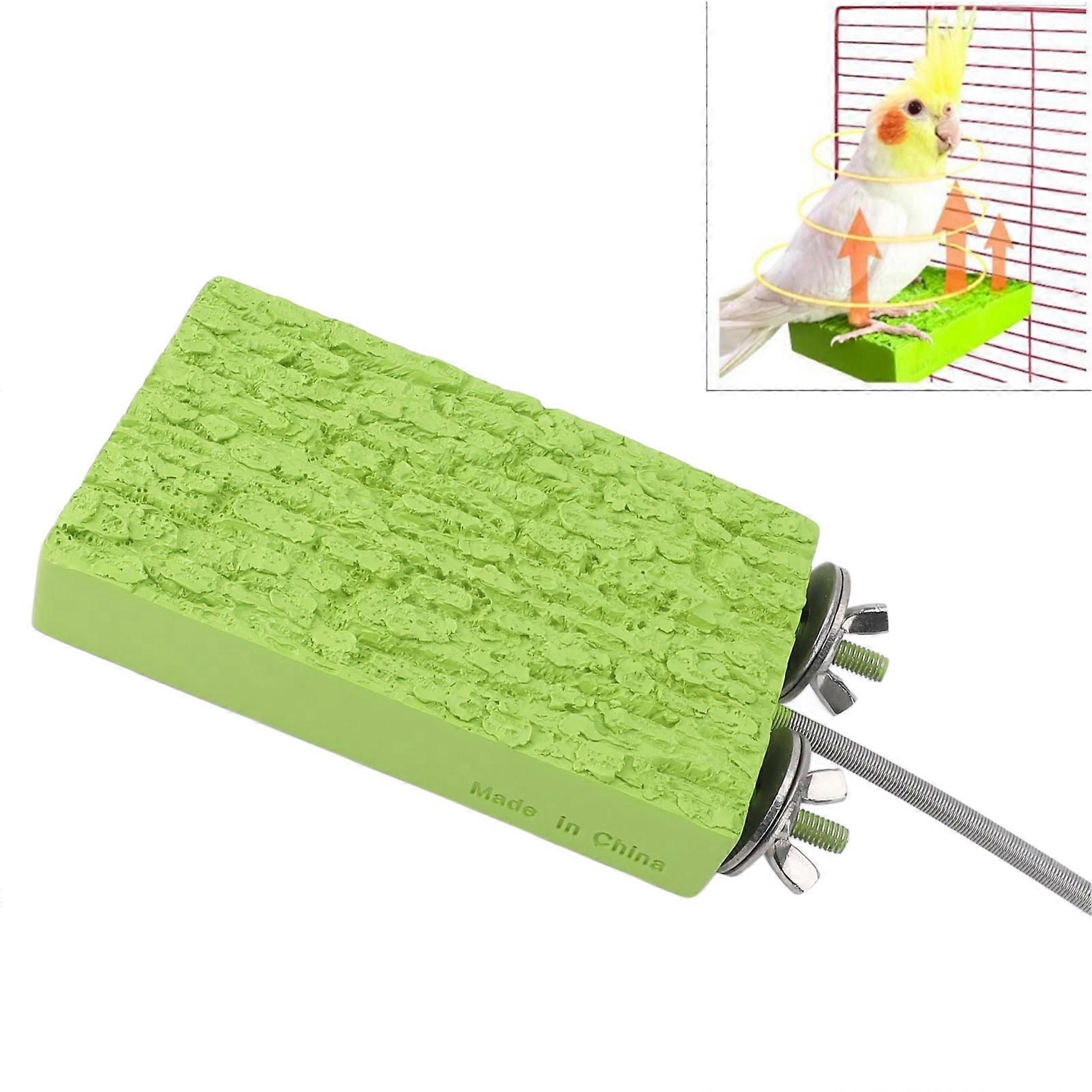 Heating Bird Stand Board Constant Temperature Perch Platform Warmer for Parrot Squirrel Hamster