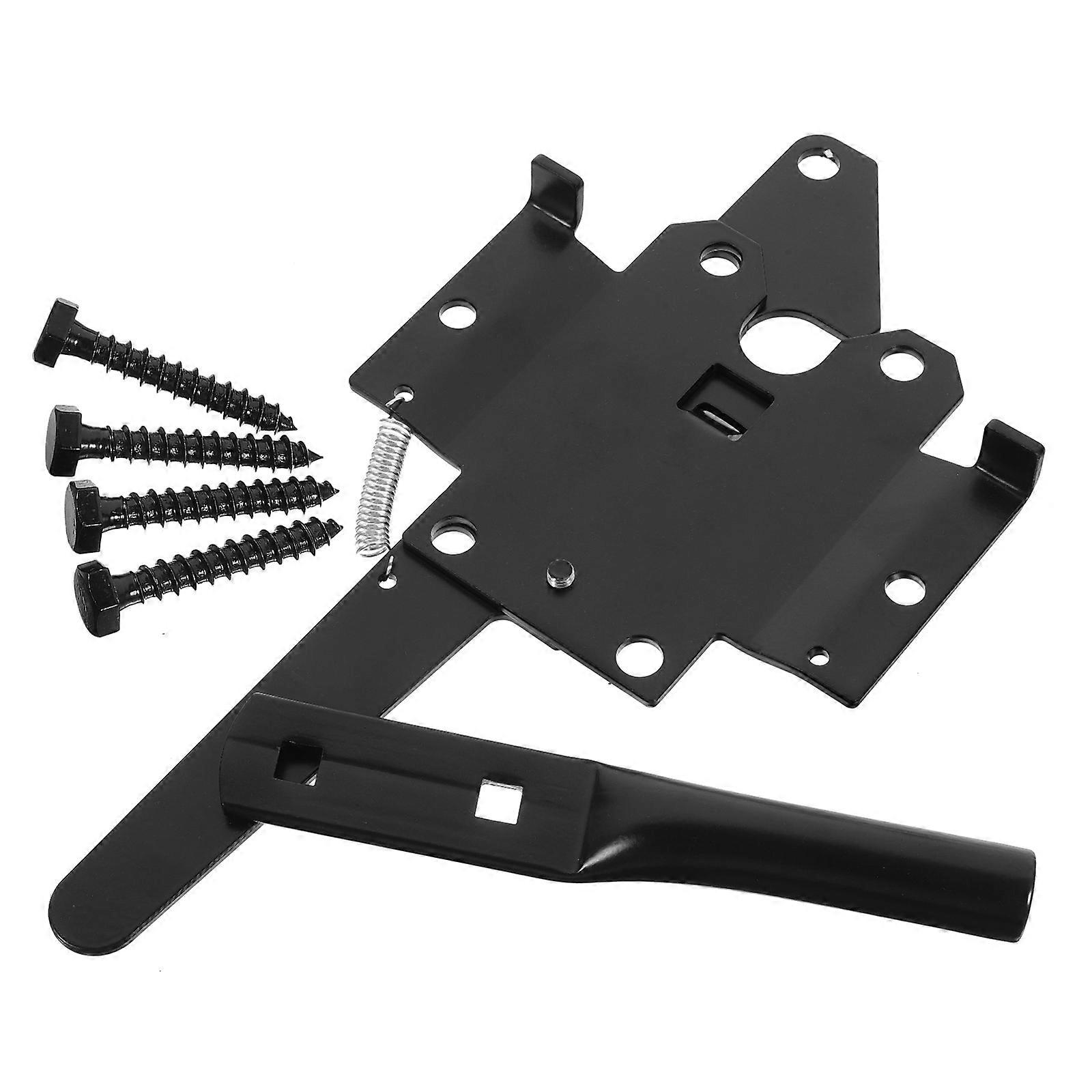 Fence Gate Latch with Gate Hinge Kit for Residential Gardens Durable 1Set