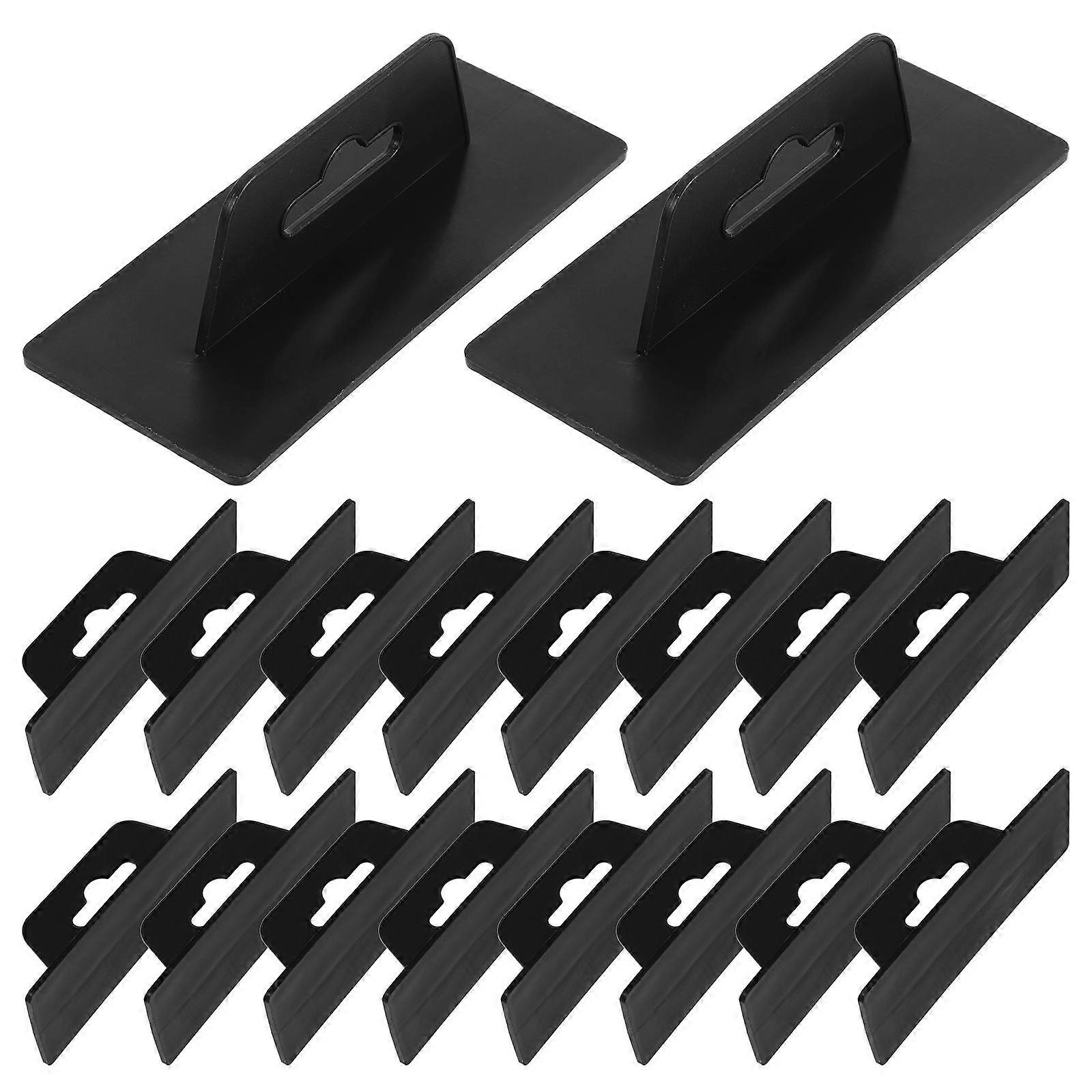 Hang Tabs Round Hole Display Hook Plastic Retail Display Hooks Minimalist Design 20Pcs