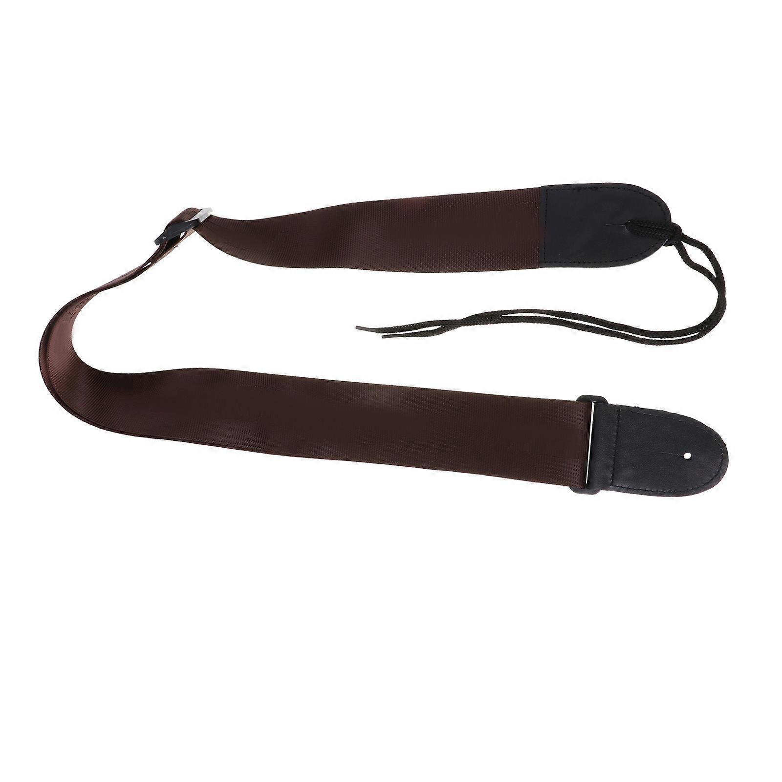 Shoulder Strap Straps Durable Non-Fading Color Leather Nylon Fashionable Design Musicians Music Performance 1Pack