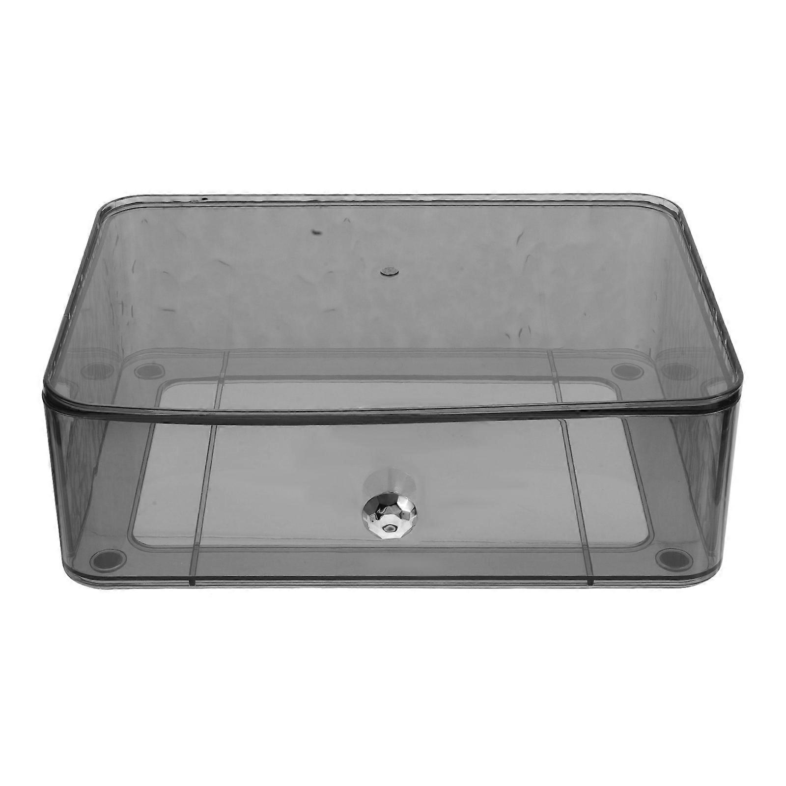 Stackable Plastic Makeup Storage Box Organizer for Bathroom Vanity, Kitchen Cabinets & Pantry – Versatile Cosmetic Display Holder