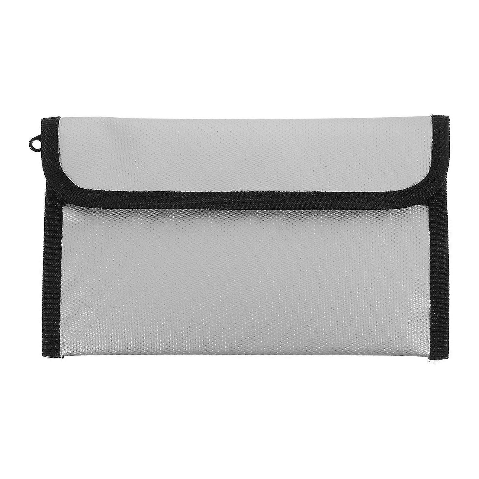 Fireproof Zipper Document Bag for Secure Storage of Files, Receipts, and Cash – Compact & Versatile Organization Solution