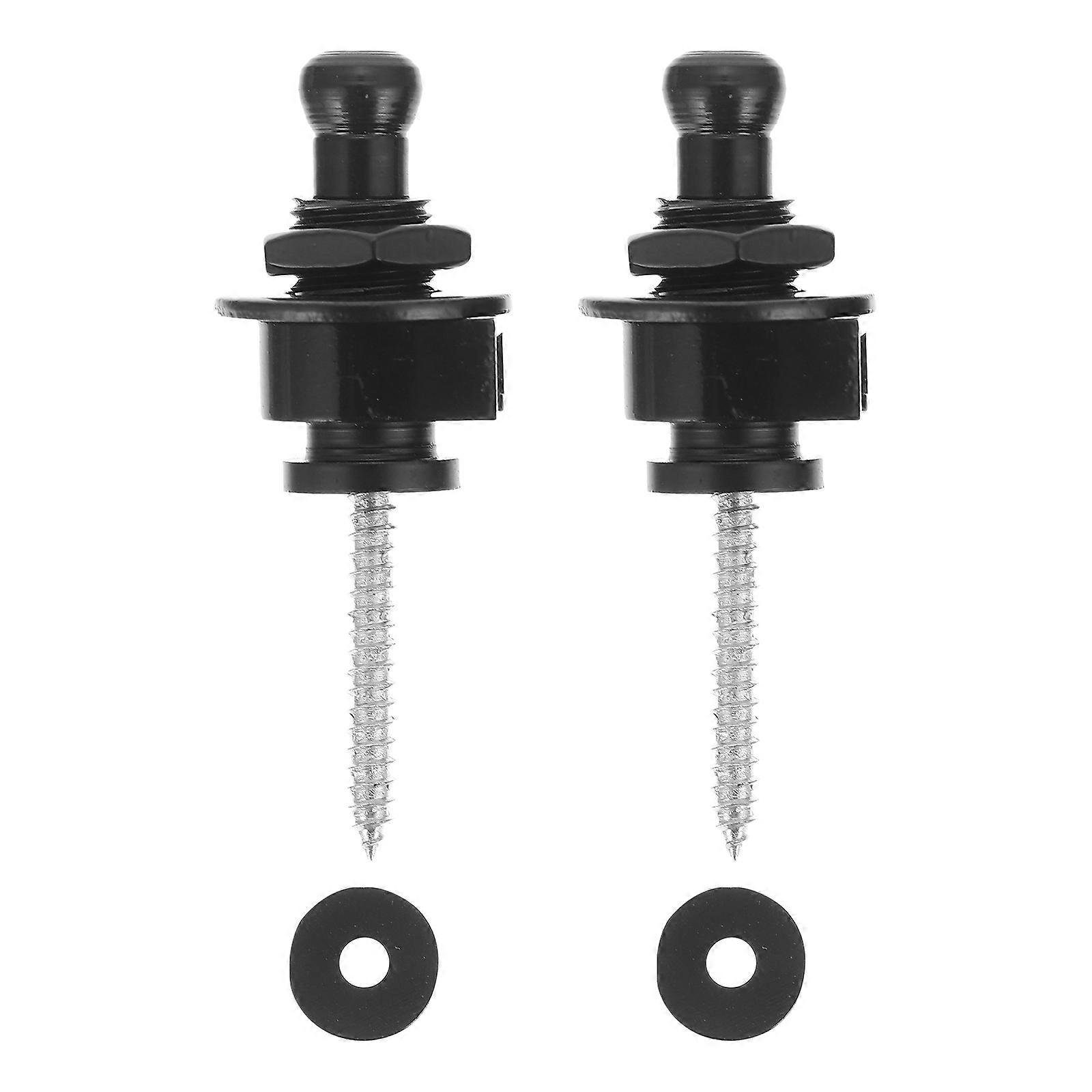 Anti Skid Bass Strap Button Quick Release Guitarists Simple 2Pcs