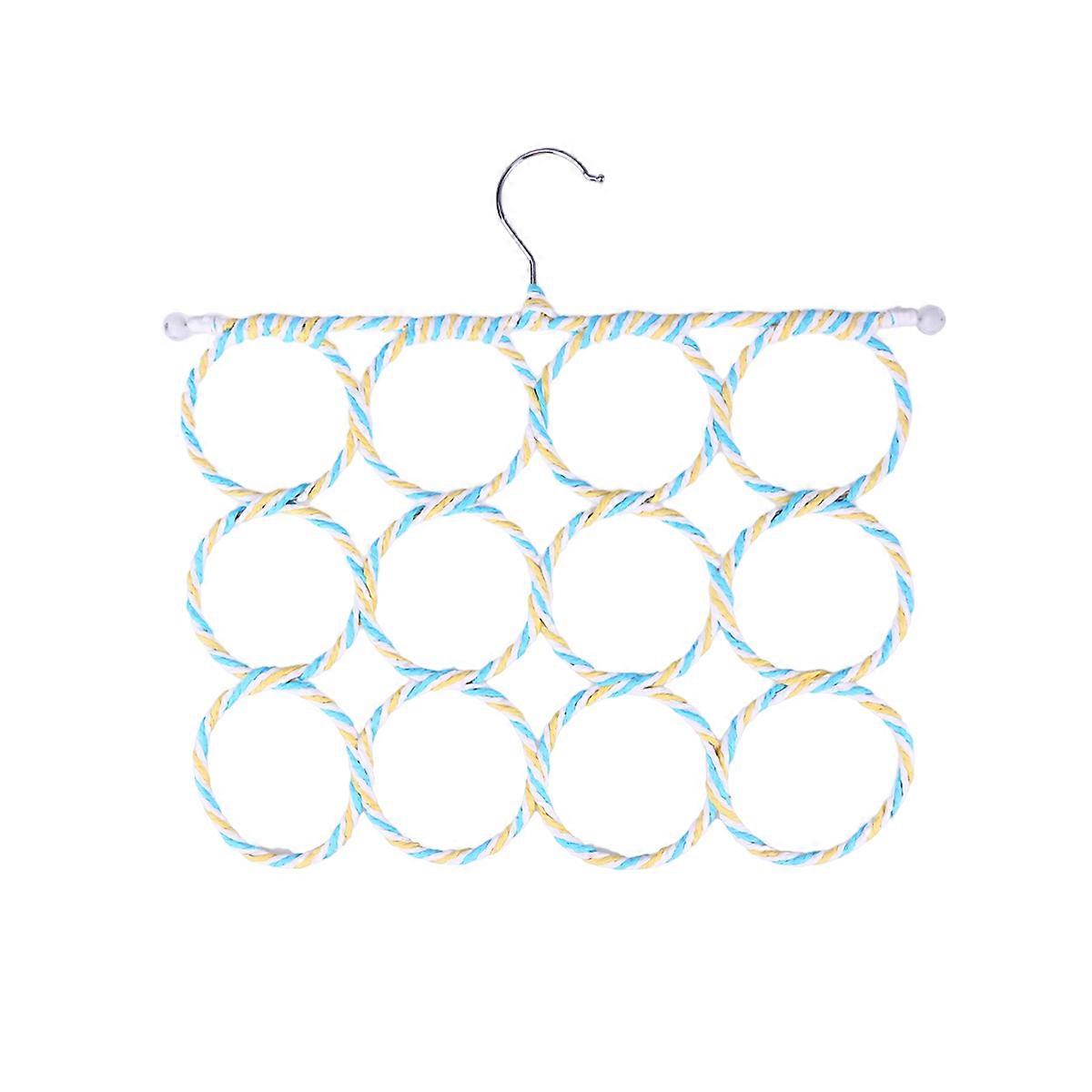 Scarf Hanger Organiser For Wardrobe Design Random Color Scarf Display Rack Bathroom Use 1Pcs