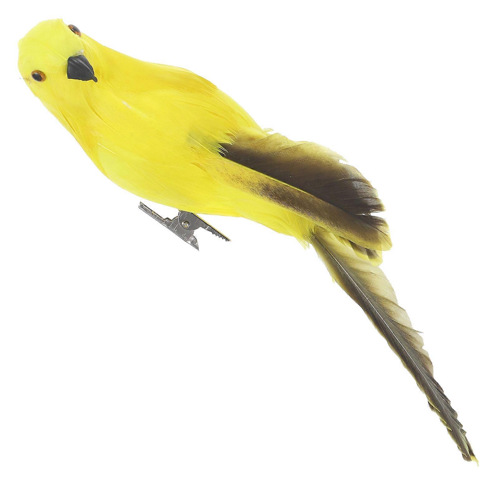 Parrot Figurine Simulation Bird Ornament Office Decor Foam Material 7.86x1.97x1.57in Lifelike 1Set