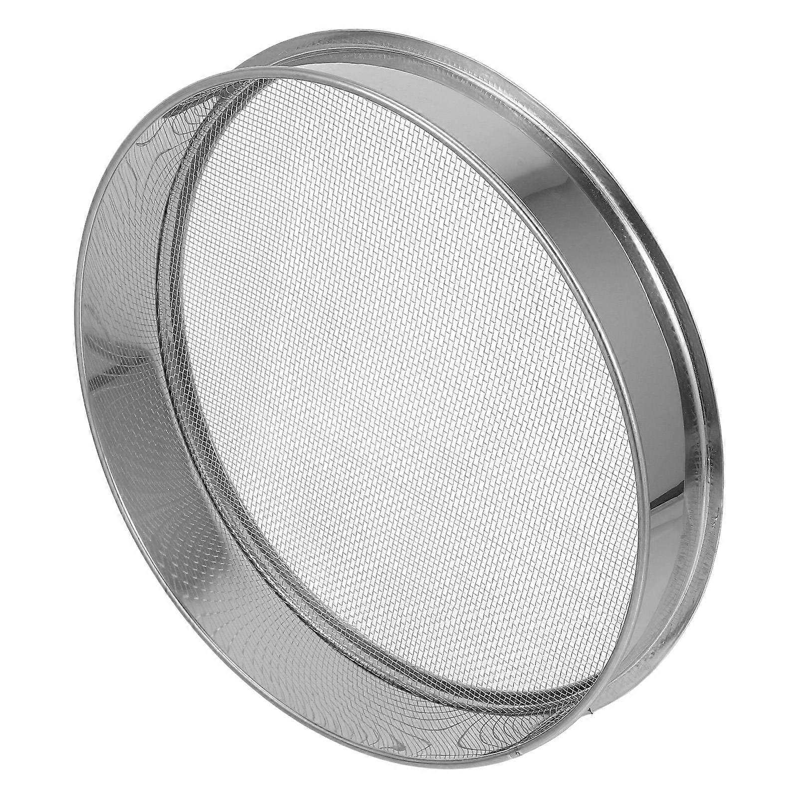 Stainless Steel Soil Sieve For Composting Sifting Tool For Soil Round 1Set