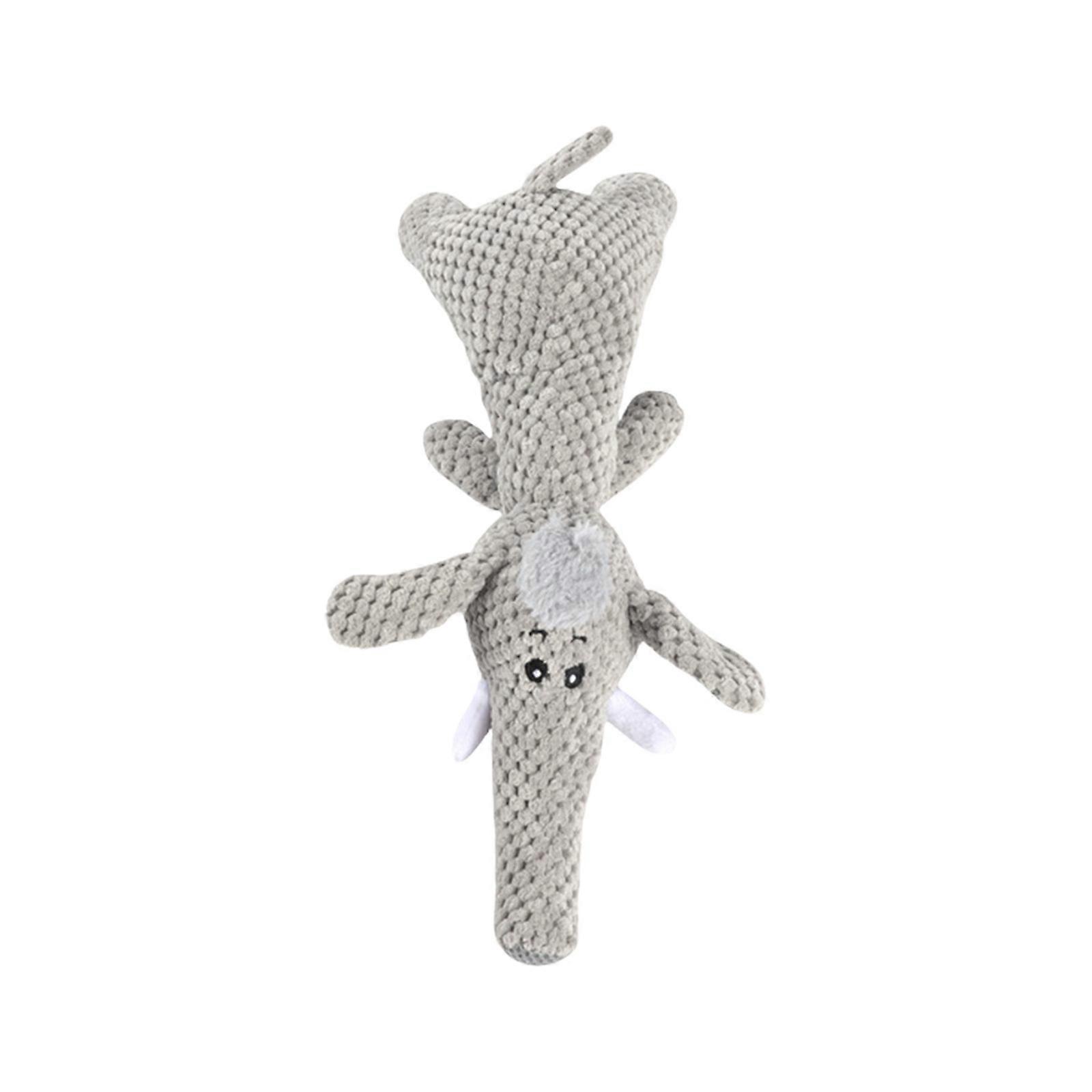 Squeaky Plush Animal Dog Chewing Toy For Aggressive Chewers With Safe and  Noise Maker Pet Teeth Cleaning Toy
