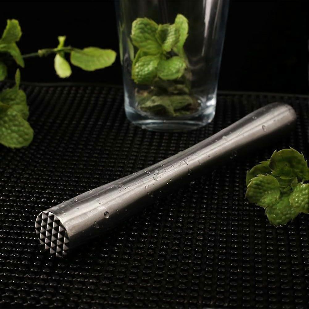 Stainless Steel Cocktail Muddler Tool 18.5 cm, Durable Design with Comfortable Grip for Easy Use