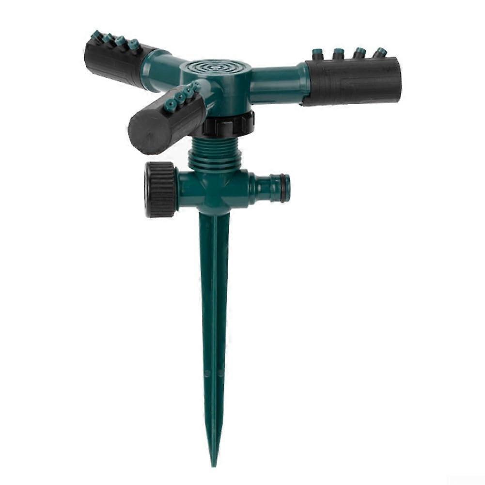 Agricultural Innovation Adjustable automatic rotating sprinkler for optimal coverage (green) Is green