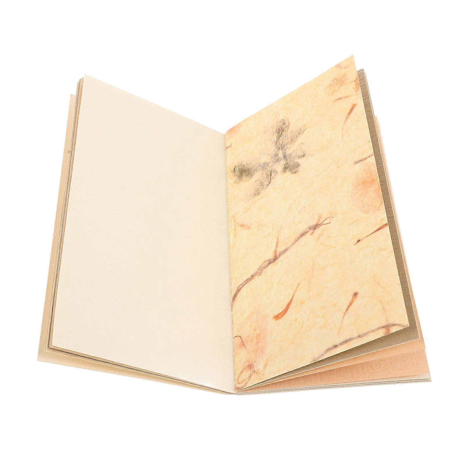 Scrapbooking Material Book Handicraft Diy Notebook Creative Handmade Projects Multi Color Rectangular Shape Nature 1Pack