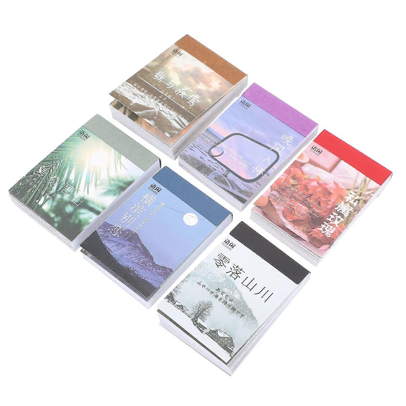Sticker Packs Diary Stickers Labels Multi-Colored 6 Sets For Diy Projects present Making