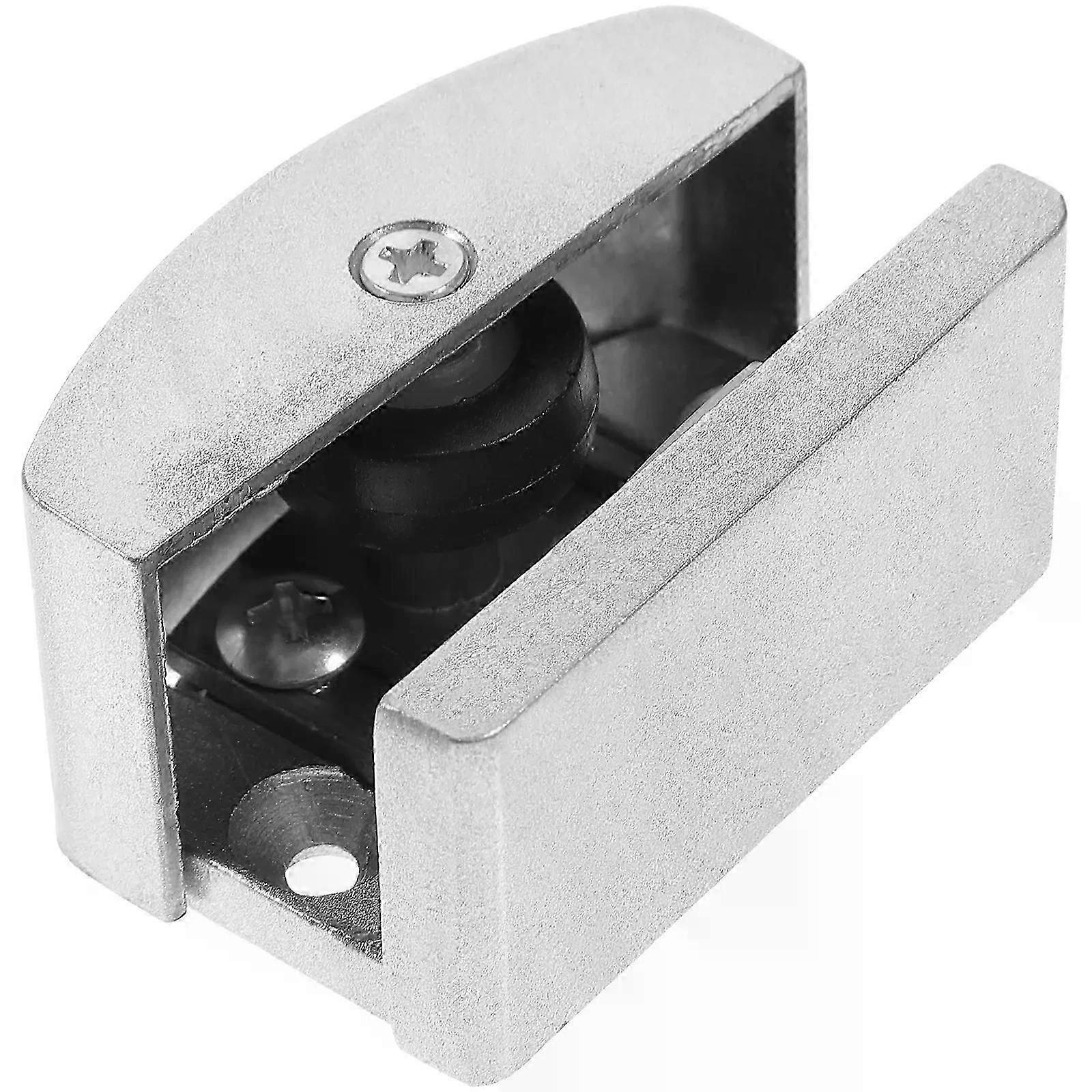 Sliding Door Swing Stopper Window Seal Strip Glass Guide Adjustable Silver Shower