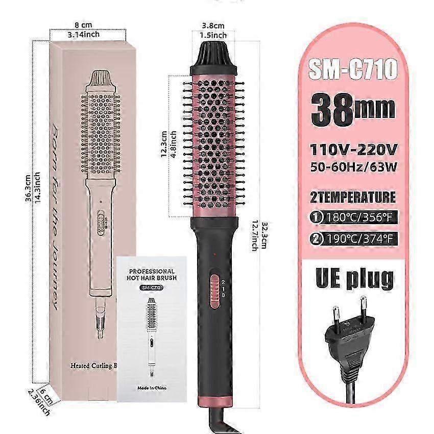 Multifunctional 38mm Curling Iron - Straighten and Curl with One Tool