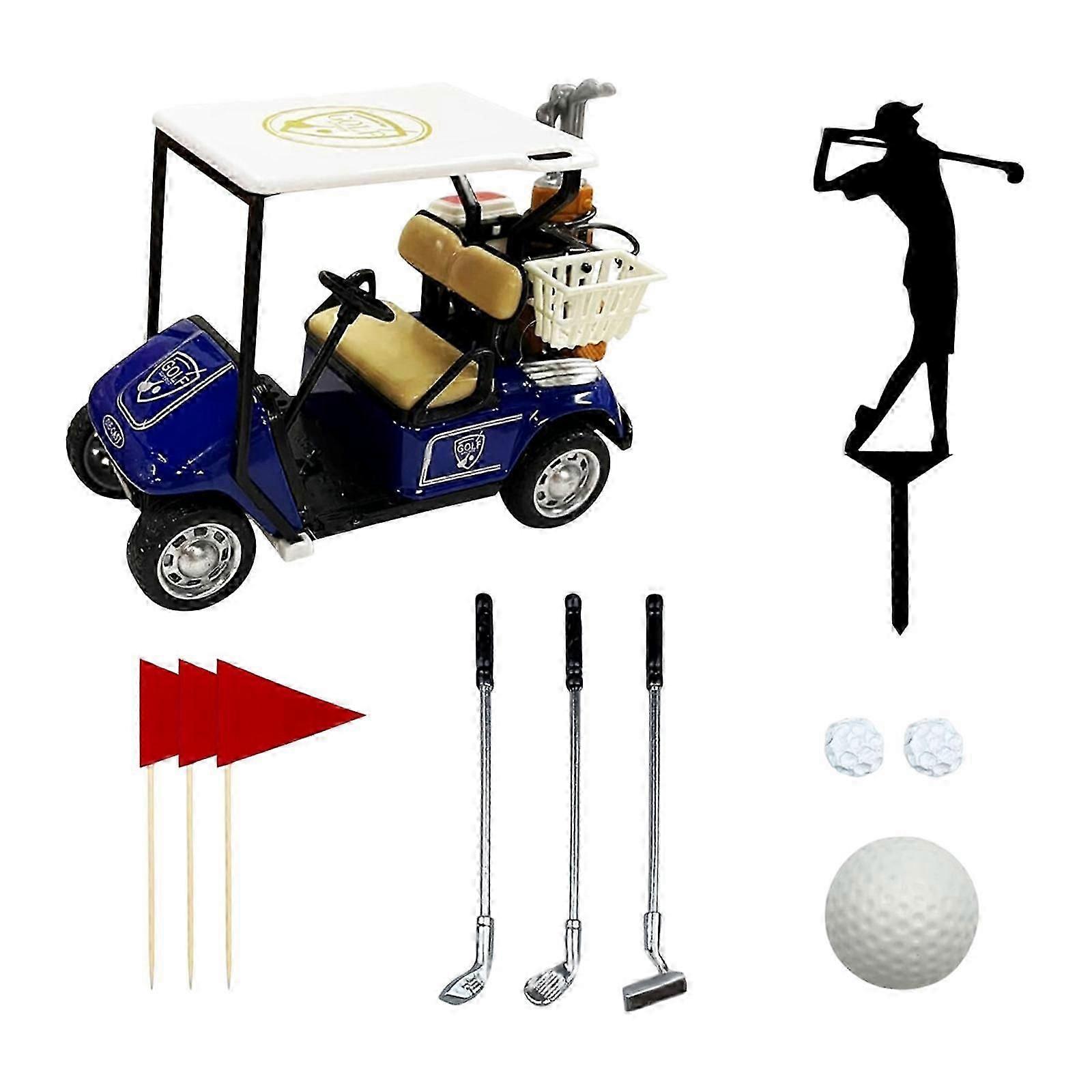 أغطية كعكة عيد ميلاد الجولف ، زينة الكيك للرجال ، أغطية كب كيك إبداعية ، إدراج الكيك ، لهدايا حفلة عيد الأب