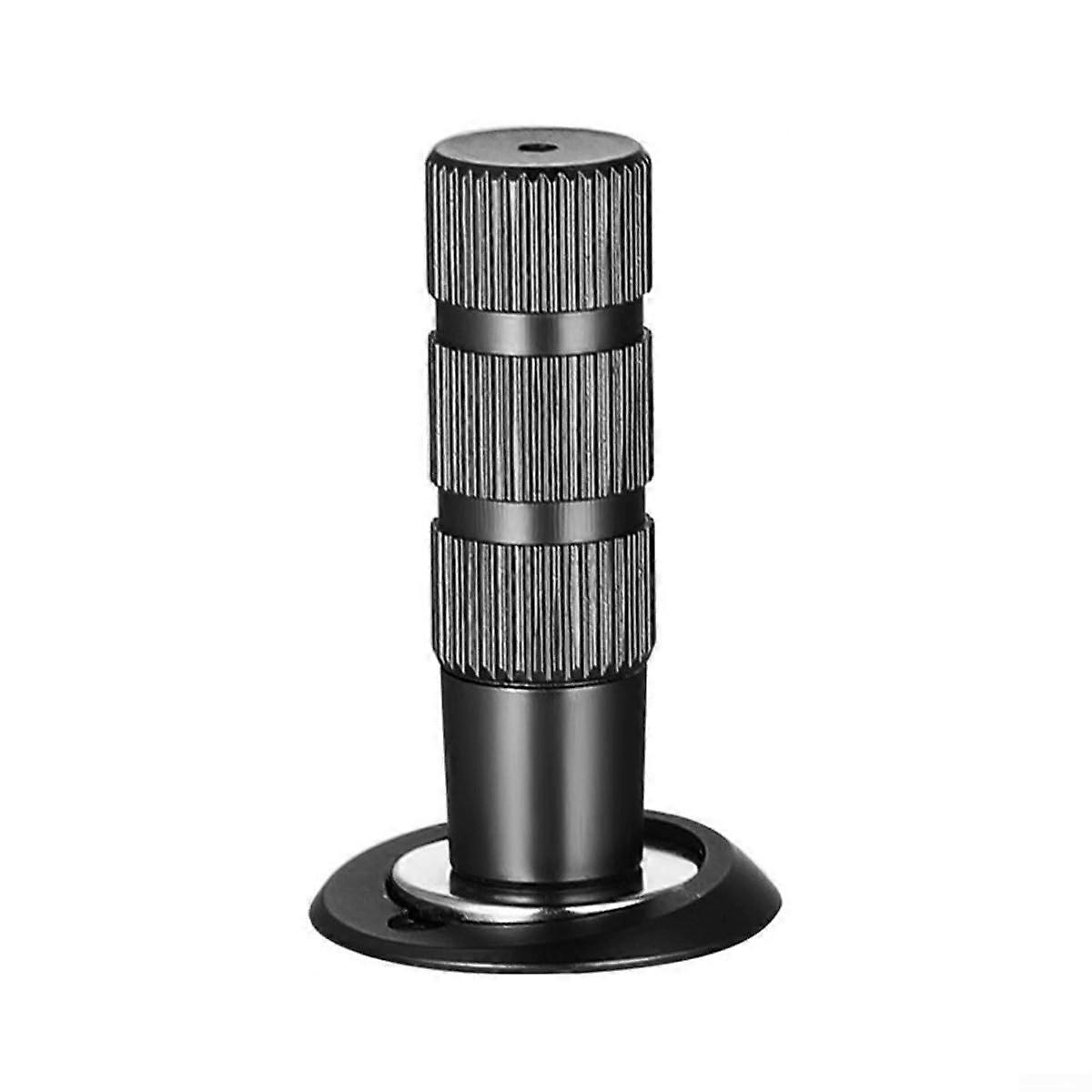 Magnetic Door Stop Heavy Duty Magnetic Door Catch for Skirting Board Floor Black Door Stopper Adjustable Size