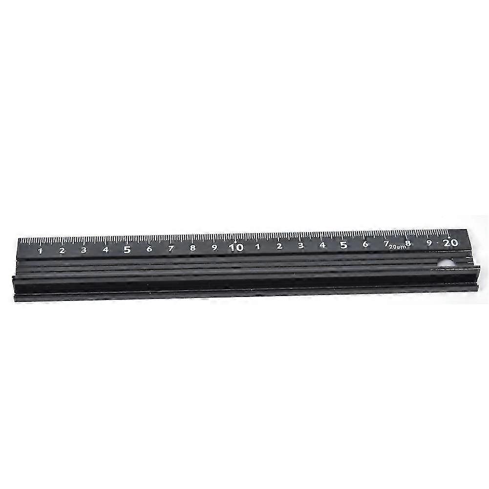 L Type Aluminum Alloy Cutting Ruler Measuring Tool for Length Measurement (20cm)