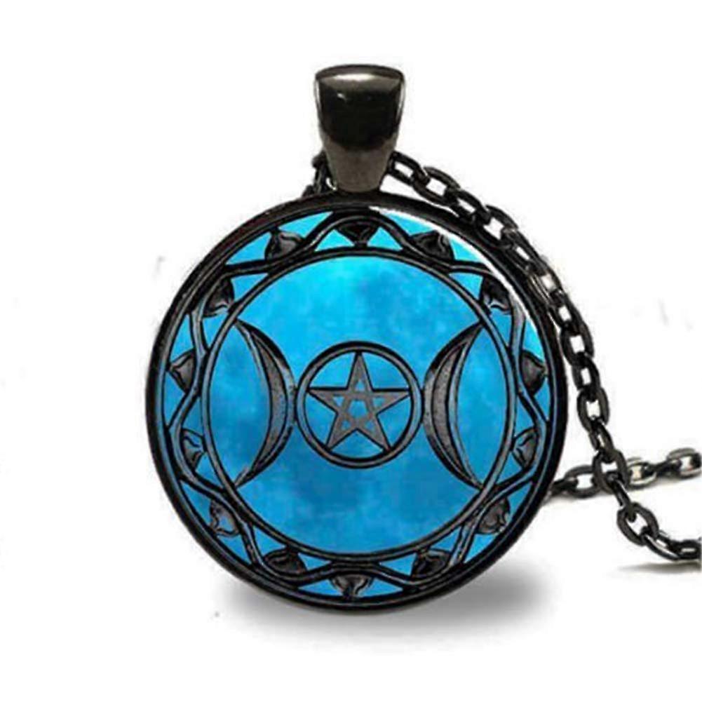 Pendentif lune déesse collier triple lune déesse médaillon collier créatif et utile