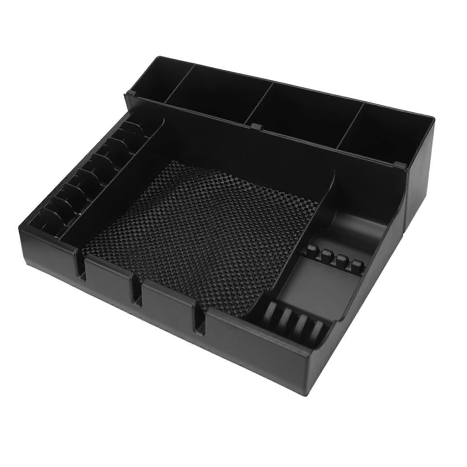 Shaving Accessories Organiser - Large Capacity Non-Slip Holder for Bathroom, Hotel, Barber Shop - Divided Design for Nail Clippers, Brushes, Scissors